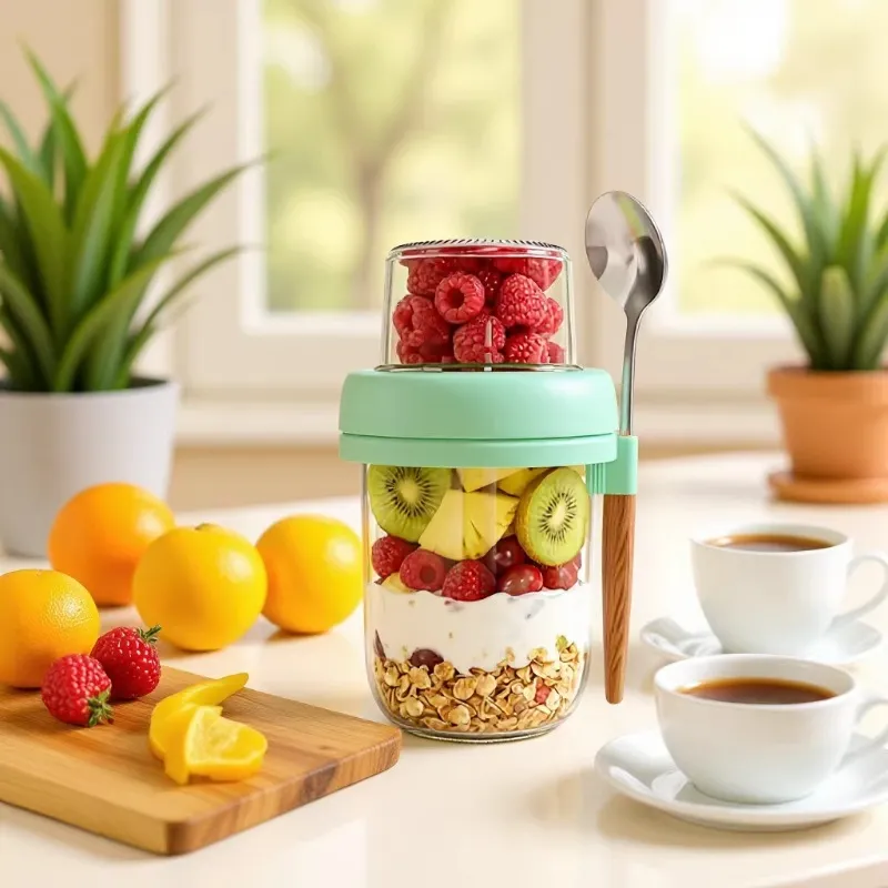4pcs set glass oat jars, photo 5