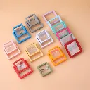 1 Piece Transparent PE Film Pendant Necklace Bracelet Ring Jewelry storage box, photo 6