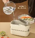 Double Layered Lunch Box with Matching Lunch Bag, photo 3