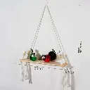 Macrame wall hanging shelf, photo 2