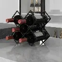 Carbon metal wine holder, photo 2