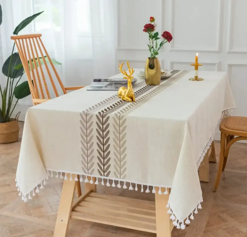 Linen Tablecloth for Dining Table