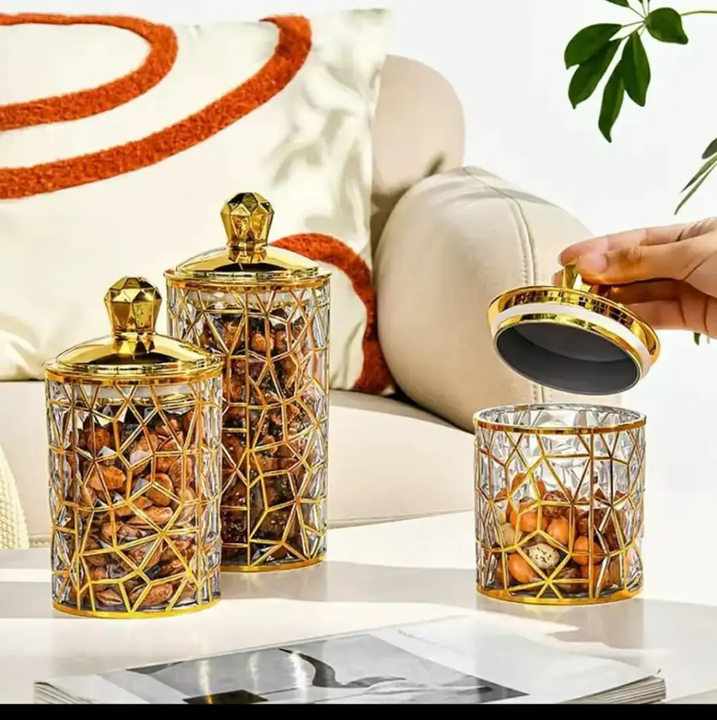 Transparent Storage Jars, 3-in-1