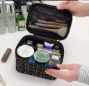 Tweed luxury cosmetic bag organizer 