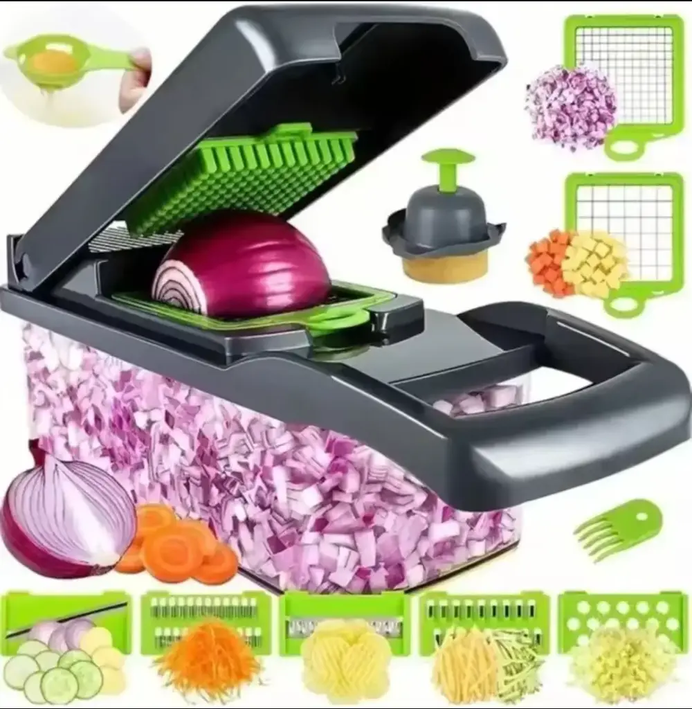 Vegetable Chopper, Slicer and Cutter, Multipurpose