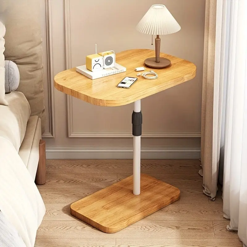 C-Shaped Side Table and Stool, Adjustable