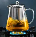 Tea Decanter with Infuser, Borosilicate Glass