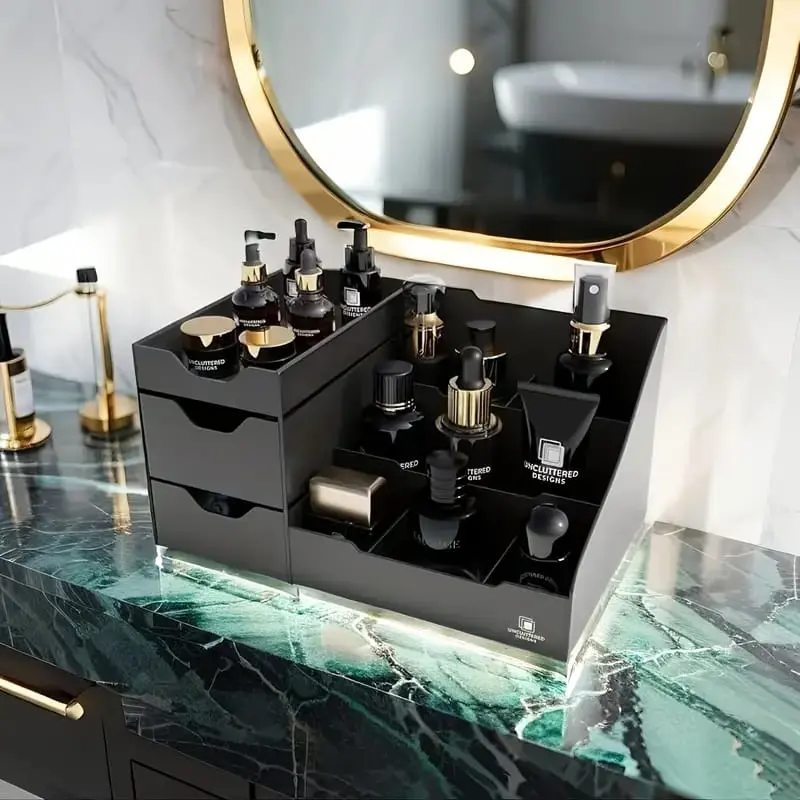 Desktop cosmetic/ cologne organizer