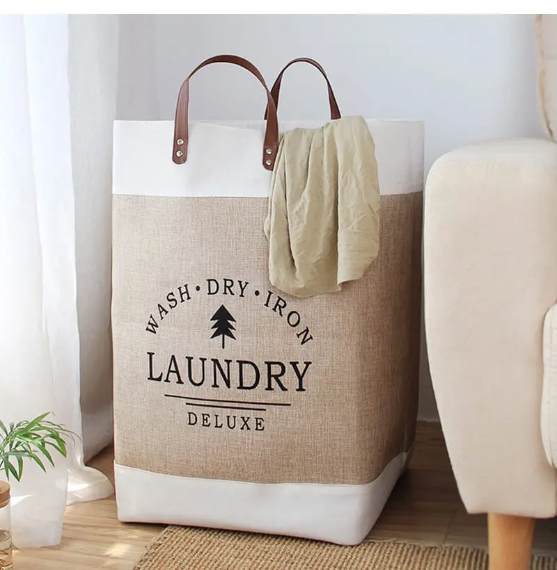 Foldable Laundry Basket, Large Capacity