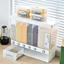 Cereal and Rice Dispenser, Partitioned Multifunctional