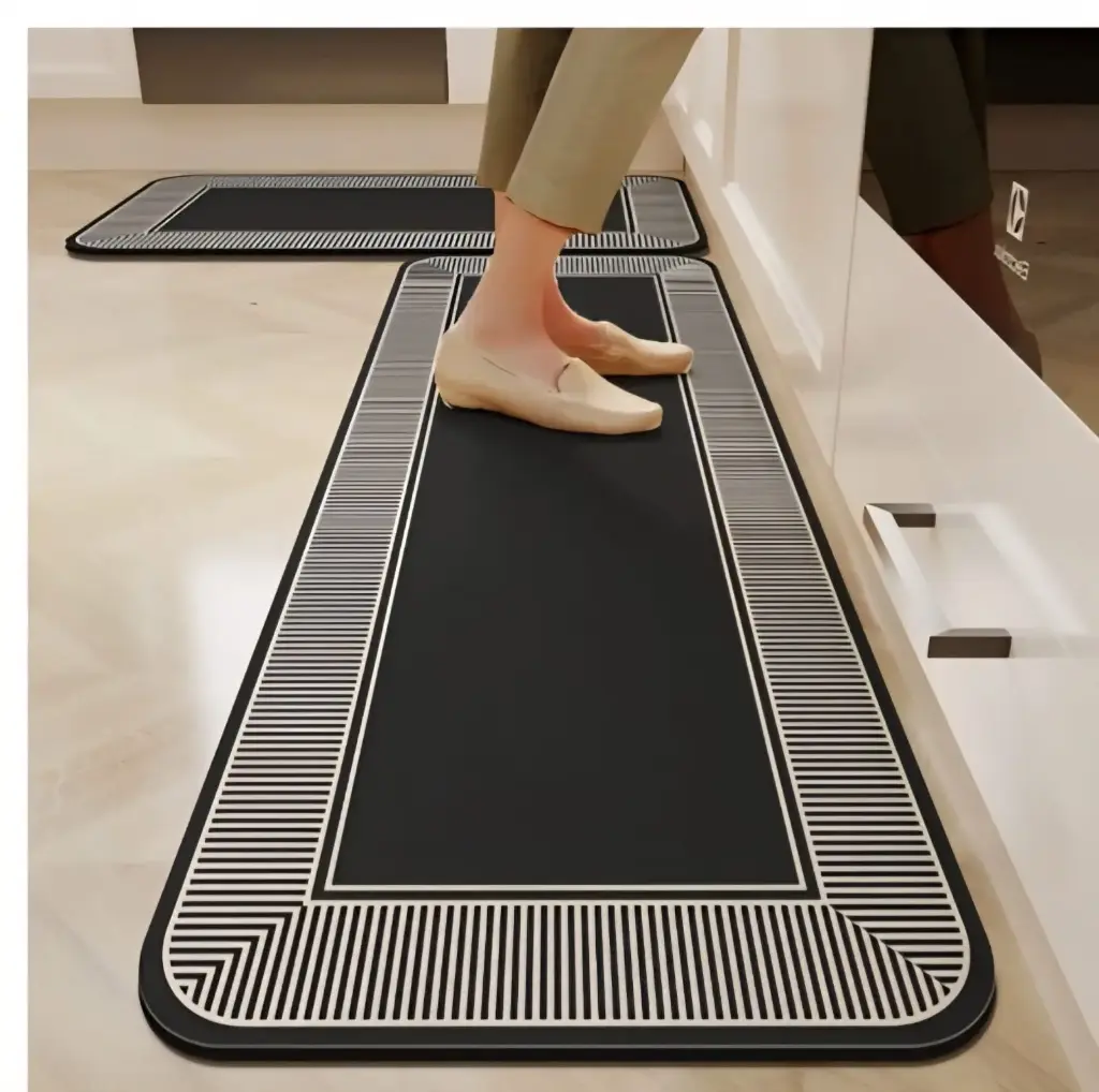 Rubber bottom Anti slip Kitchen Mats 