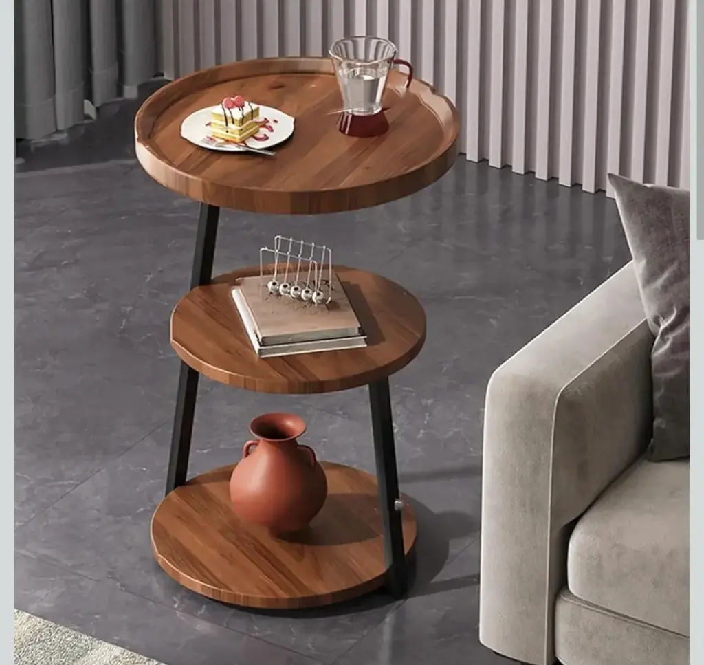 Round Side Table, Living Room Sofa End Table