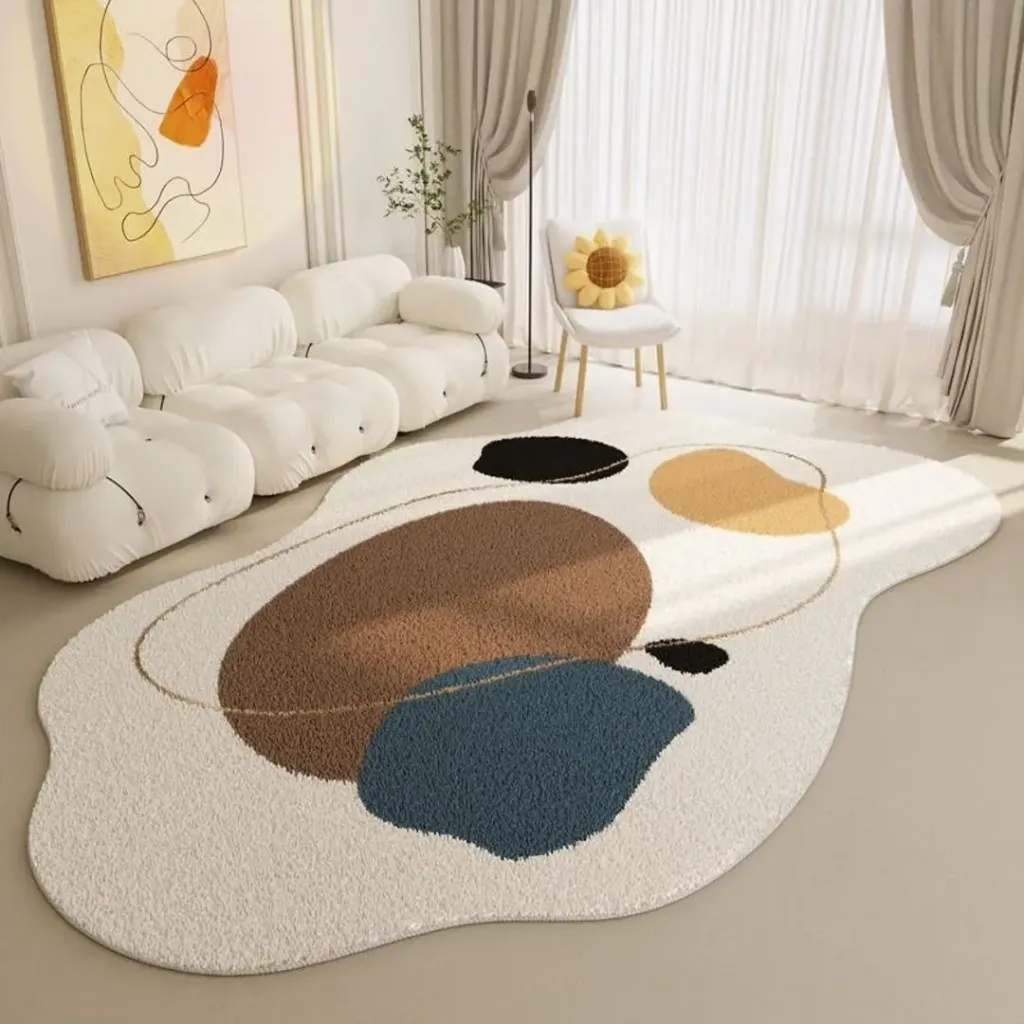 Irregular Pattern Area Rug