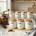 Kitchen Canister Set, 8 Pieces