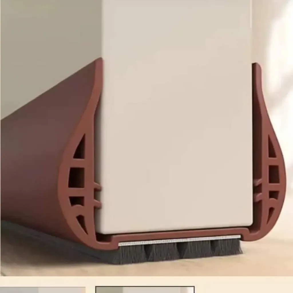 Double layer door sealer strip