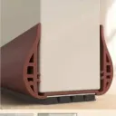 Double layer door sealer strip