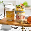 4pc set overnight oats jar