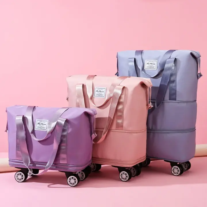 Movable travelling travelling duffle bag