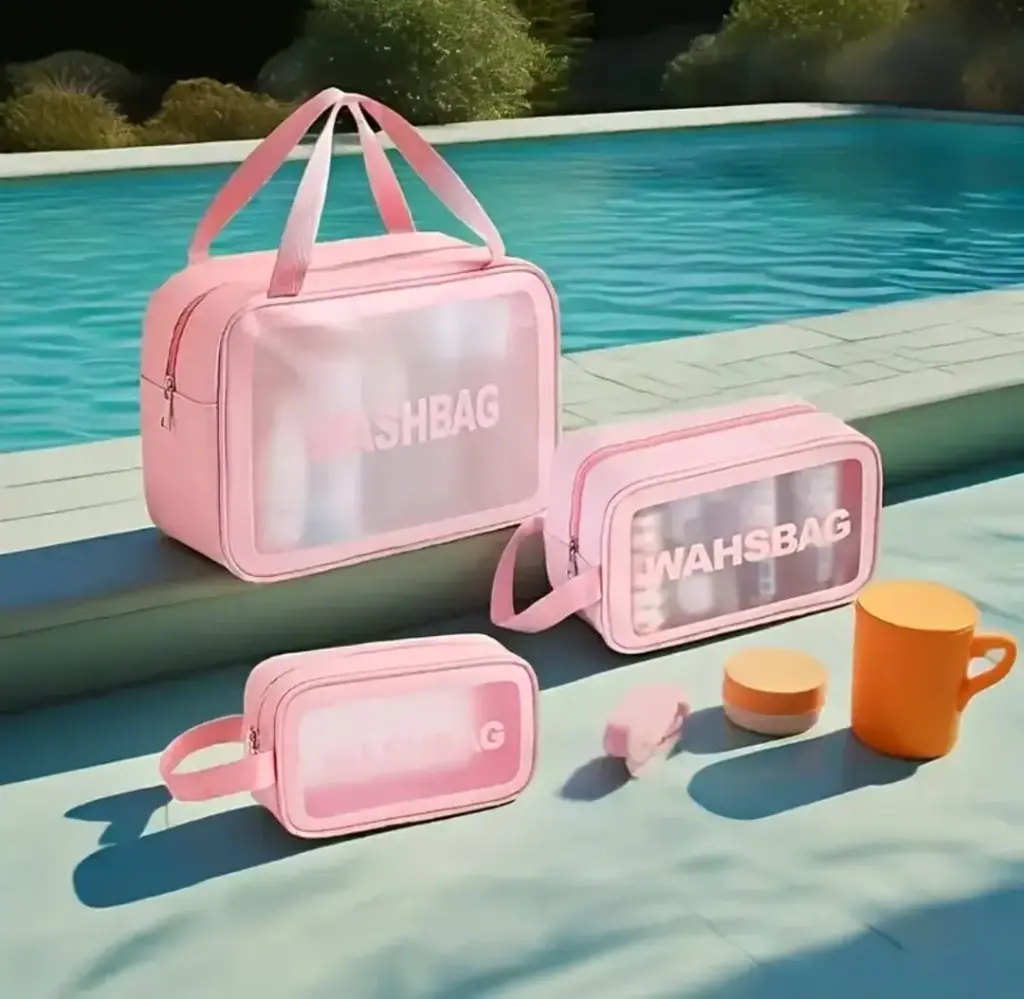 3pc wash bag pouch