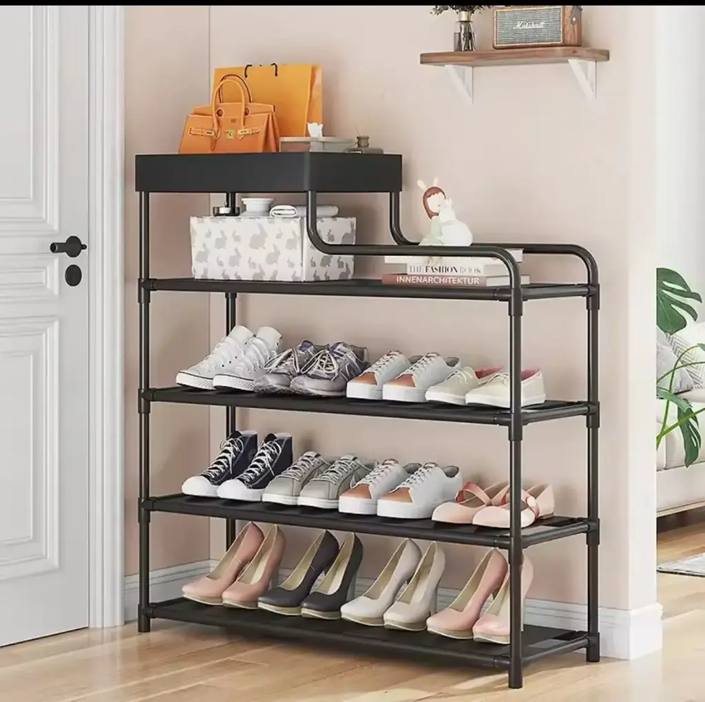 Simple entry way Shoe Shelf/shoe rack (White)