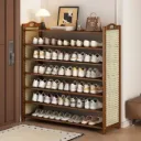 6 Layer Bamboo shoe rack