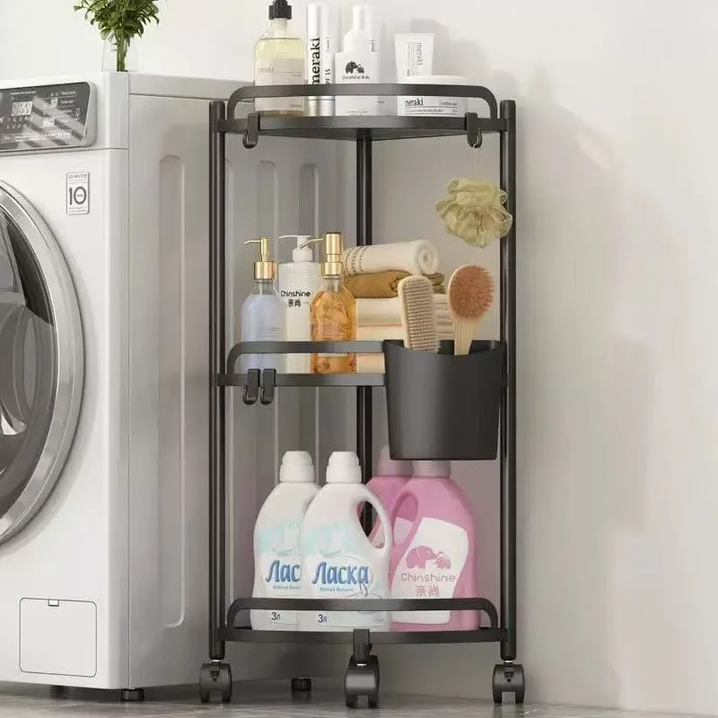Triangular Corner Storage Rack, Multi-Layer