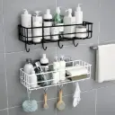 Wall-Mounted Bathroom Shelves