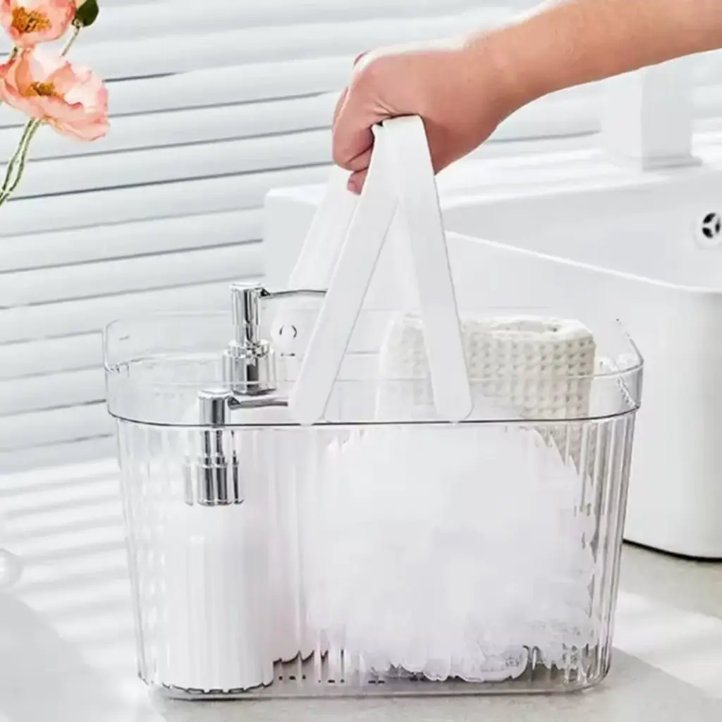 Bathroom Drain Basket, Transparent