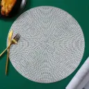 PVC Non-Woven Table Mats, 6 Pieces