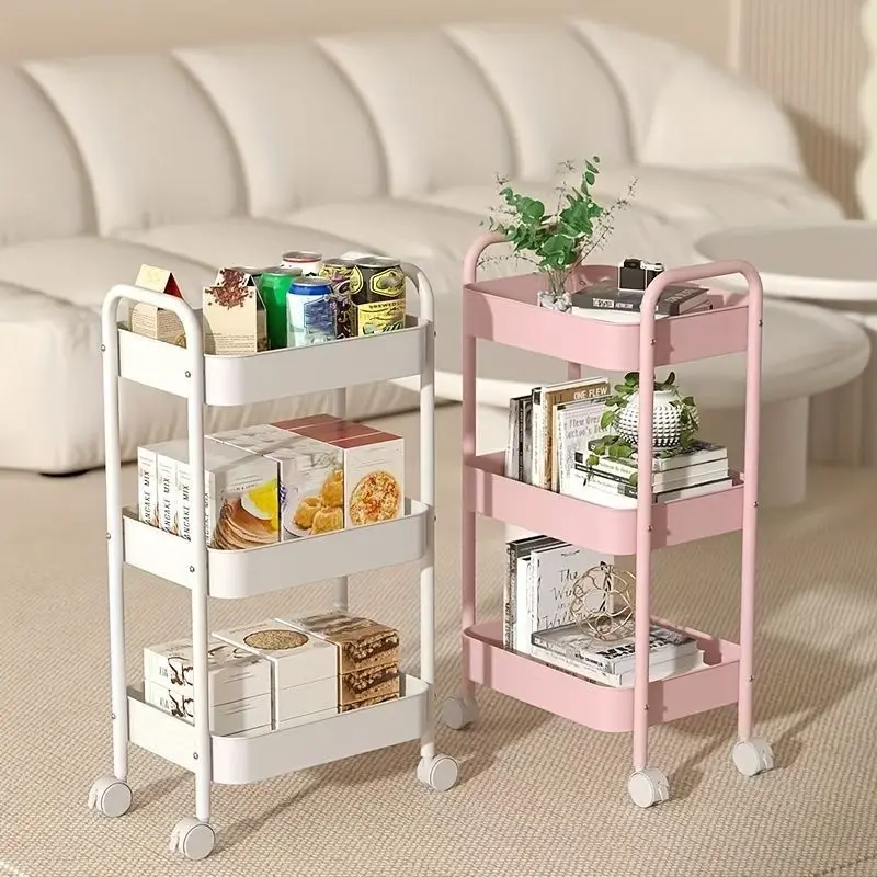 Metal Storage Unit, 3-Layer Multipurpose (White)
