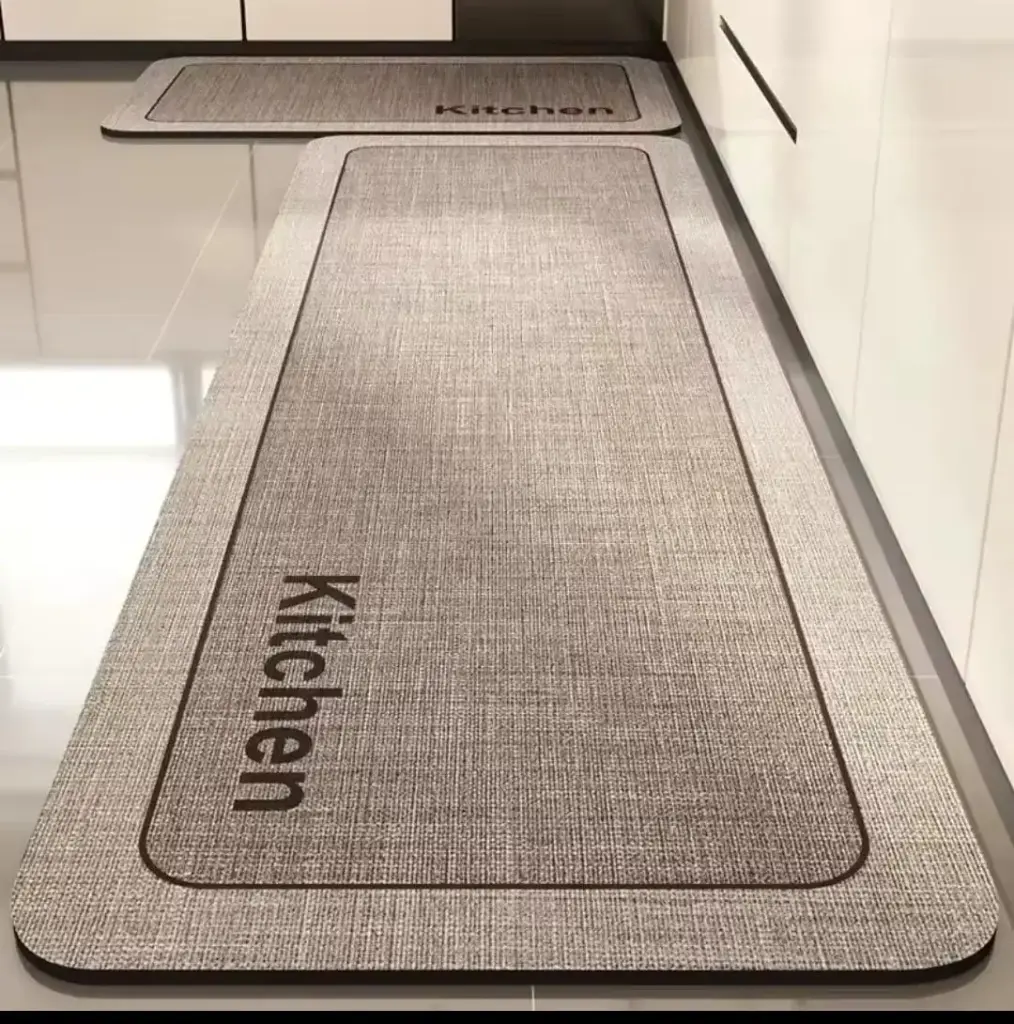 Anti-Slip Kitchen Mats with Rubber Bottom