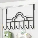 7 hook heavy duty over the door hanger/ rack 