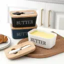 Ceramic butter set 