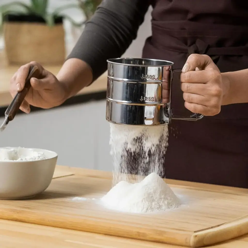 Flour Sieve, Handheld Stainless Steel
