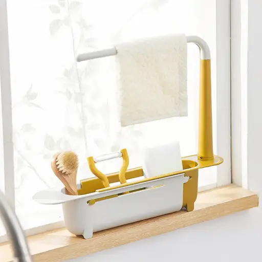 Telescopic Sink Shelf Kitchen Sinks Organizer 