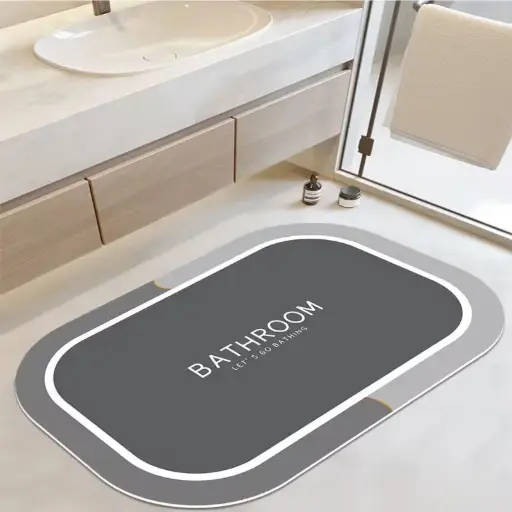 Super Absorbent oval rubber Mat