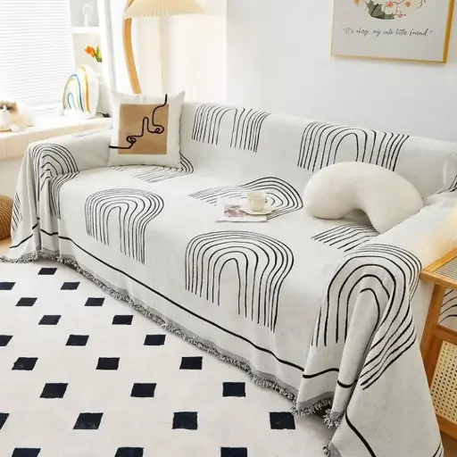 Quality chenille cotton slip sofa covers 
